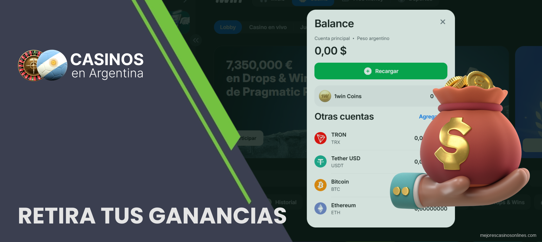 Solicita el cobro de tus premios obtenidos